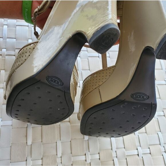 Tod's Patent Leather Heel Wedges  37 - Picture 3 of 8